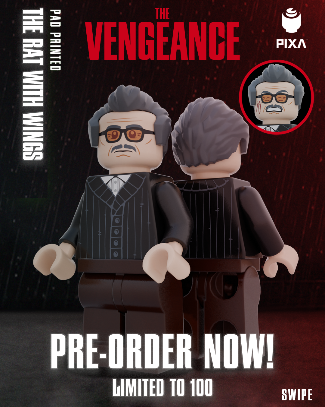 "THE RAT WITH WINGS" PIXA (PREORDER)