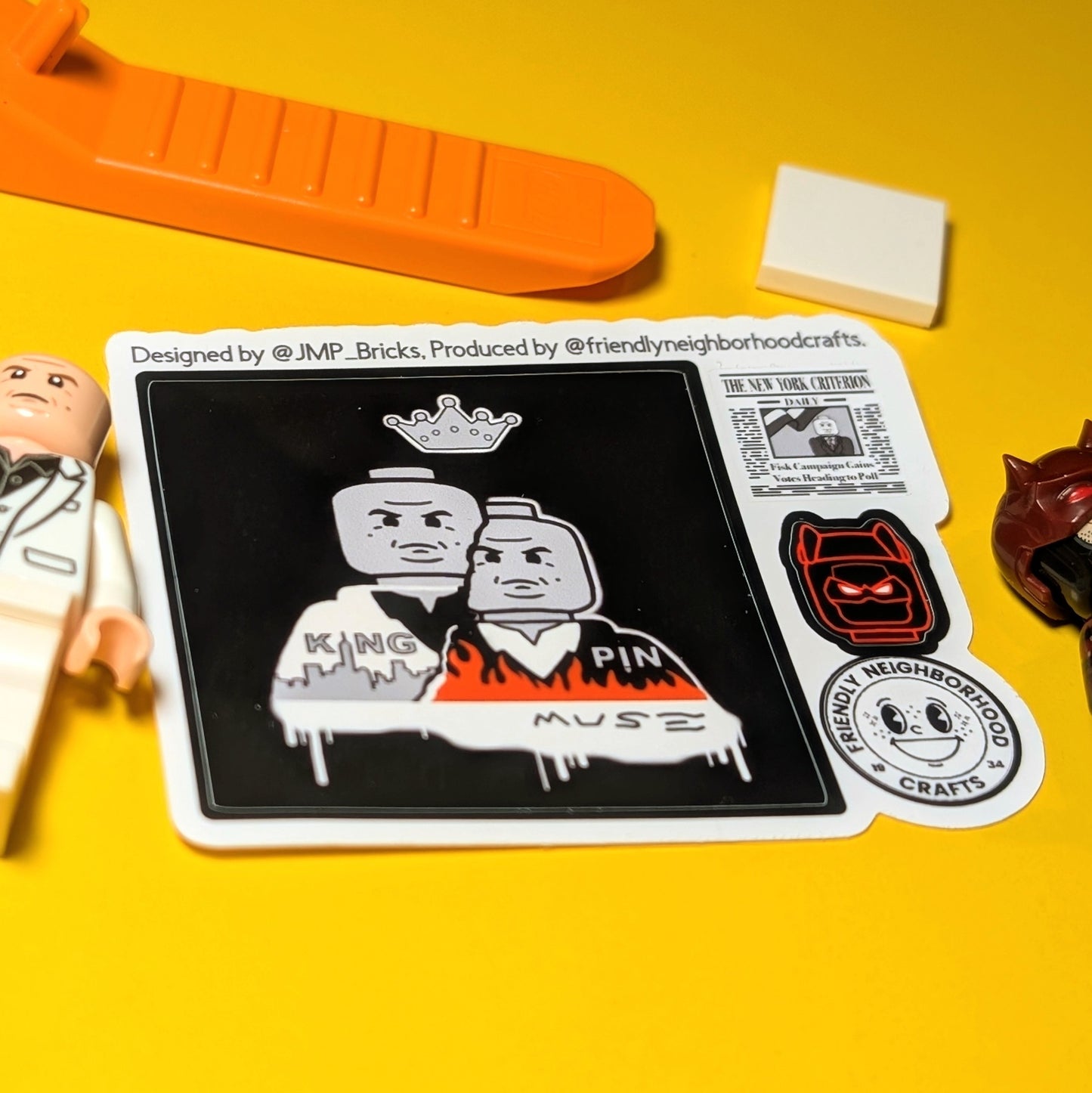 "CRIME BOSS" Stickers