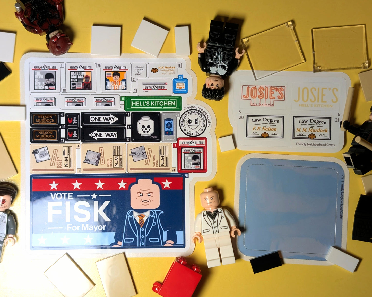 "NELSON AND MURDOCK" Stickers