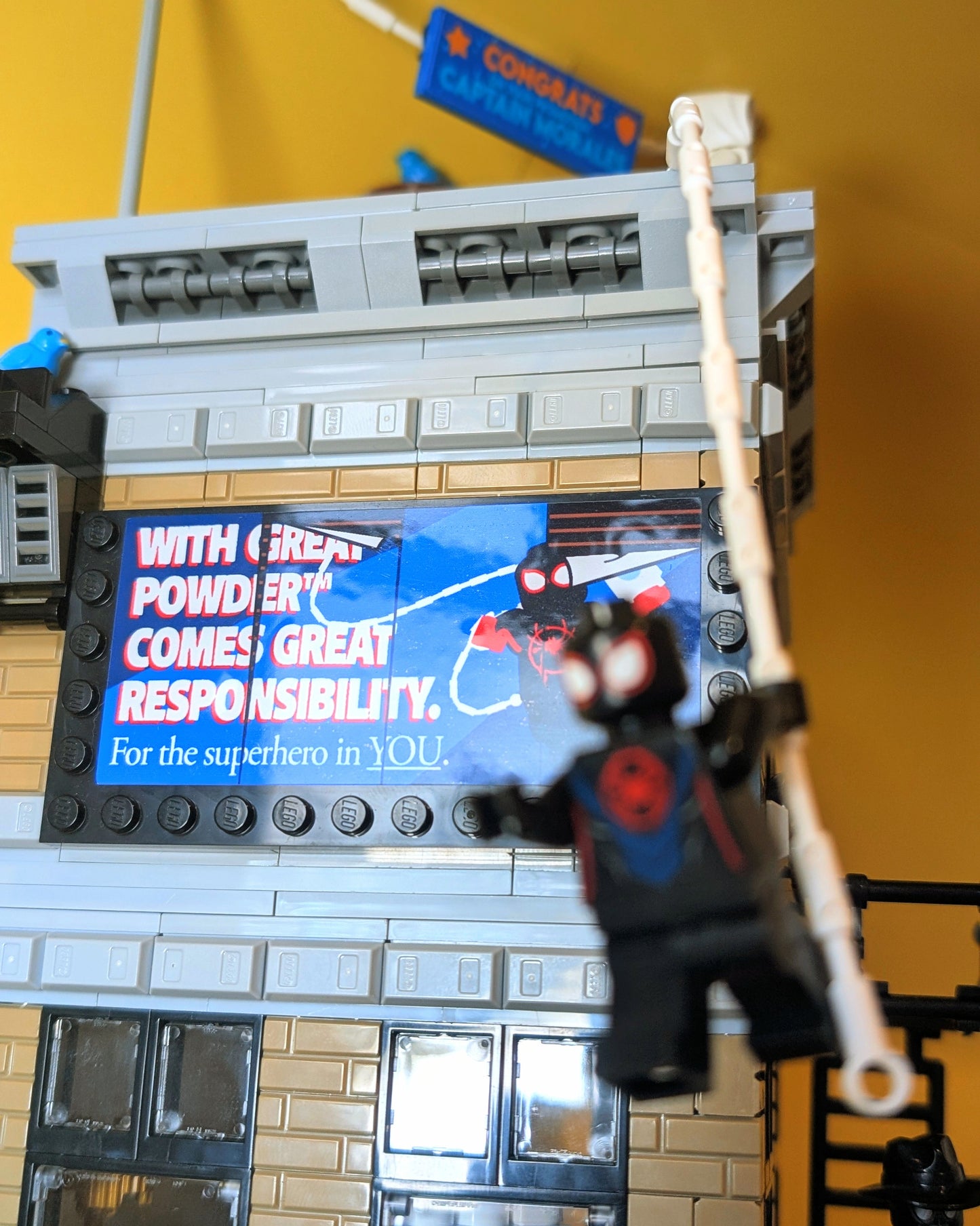 "BODEGA EXPANSION" Custom Design Brick Stickers Animated Web-Shooter