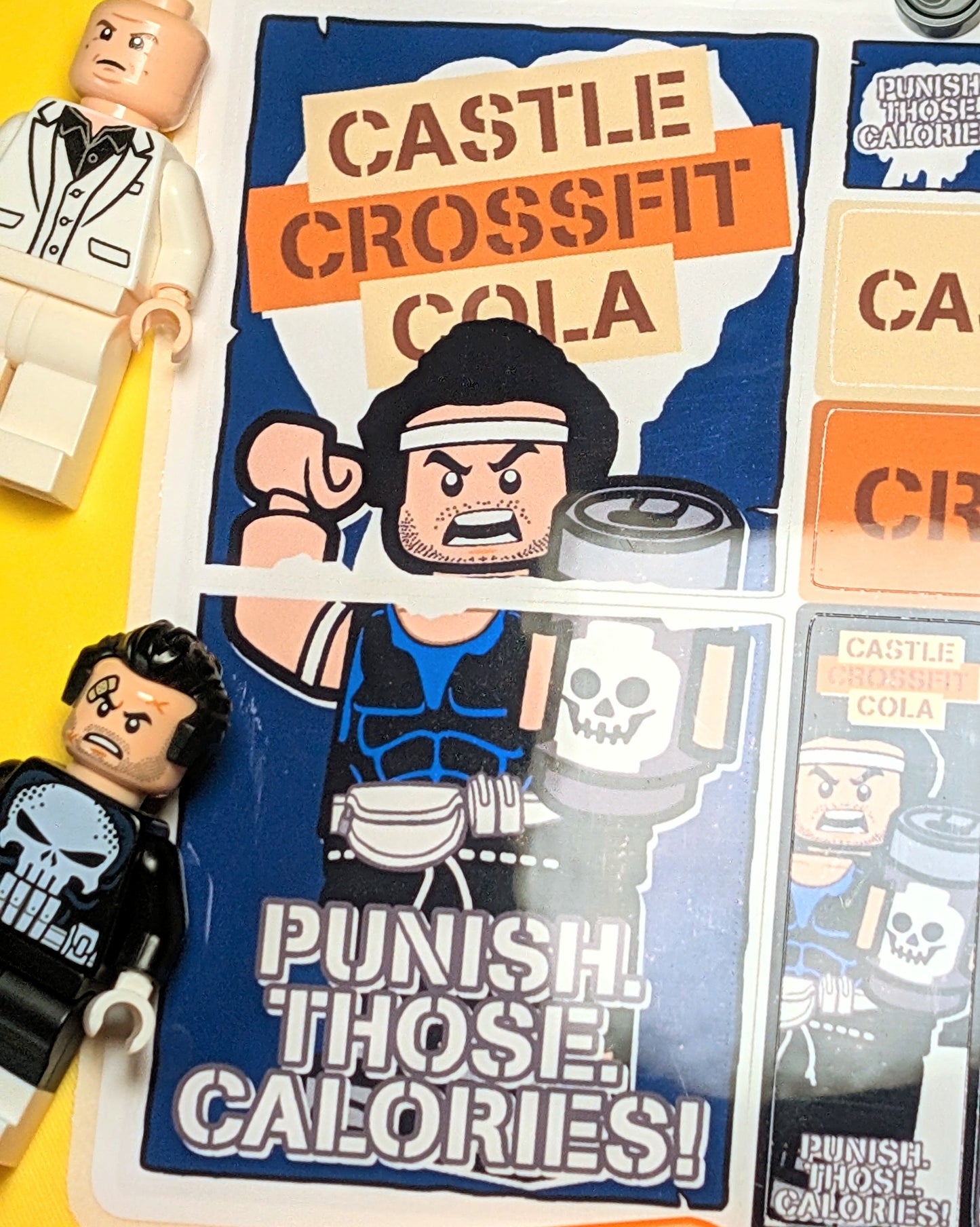 "CASTLE CROSSFIT COLA" Stickers