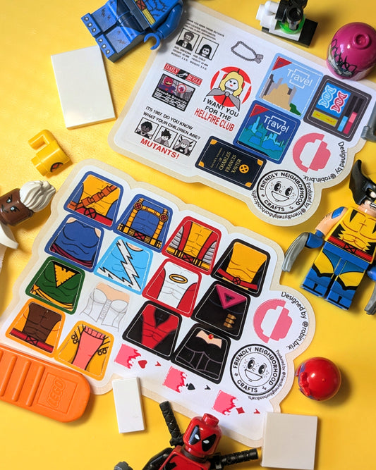 "MUTANT XPANSION" 2 Sticker Sheets