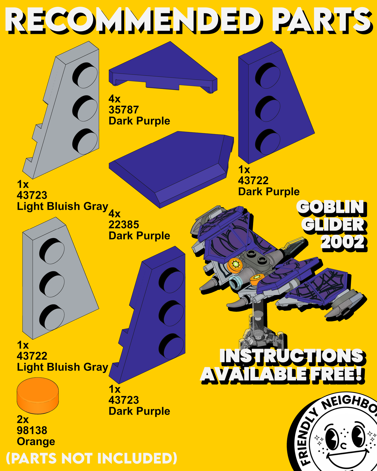 "GOBLIN GLIDER 2002" Stickers
