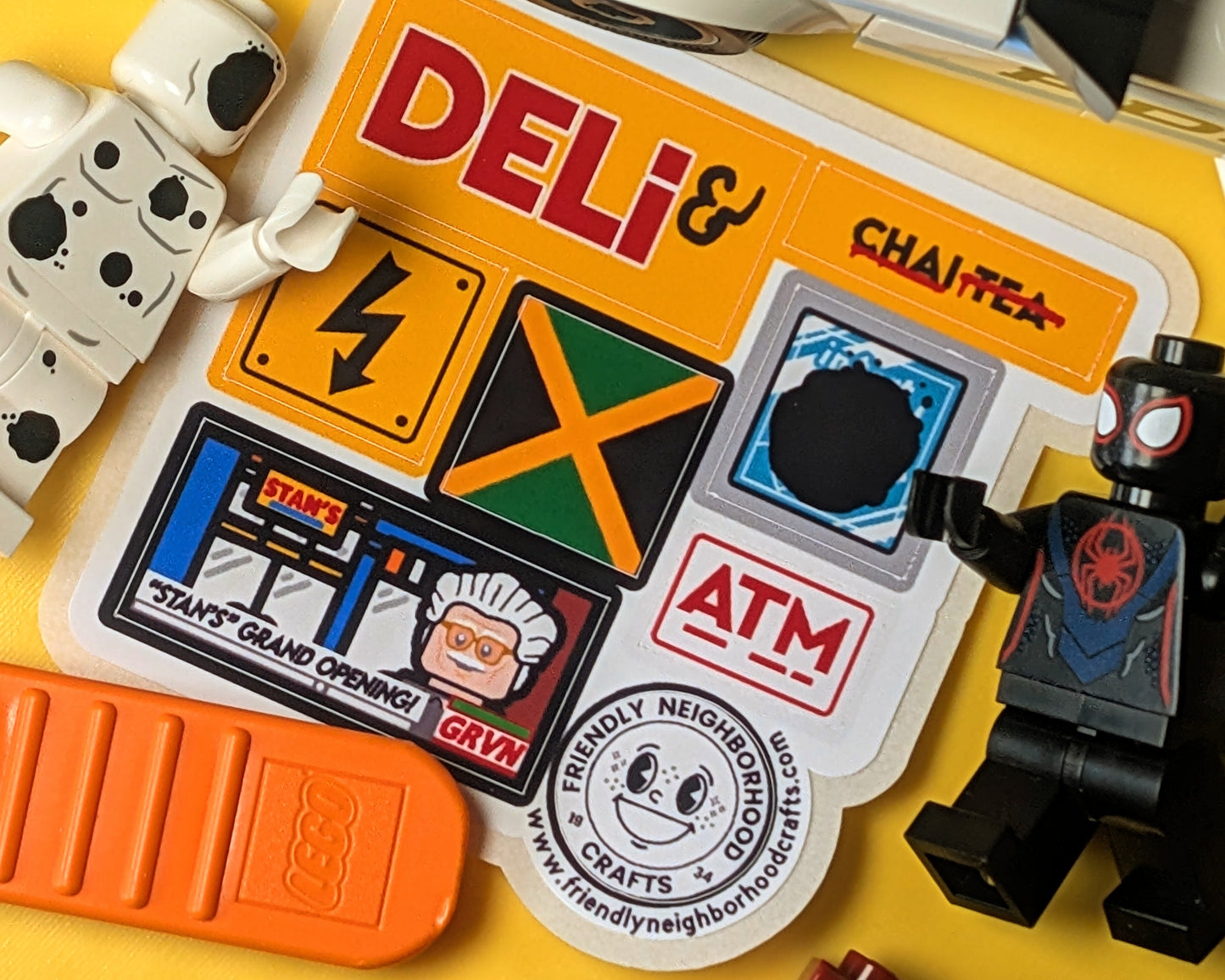 LEGO ALT BUILD Miles Vs. Spot Spider-Verse Bodega 76311 INSTRUCTIONS (digital) + STICKERS (physical)