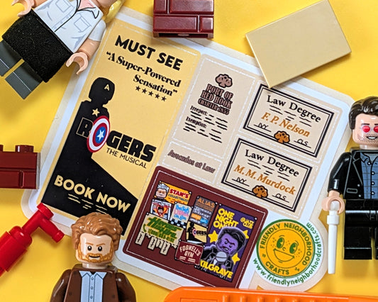 "DEFENDERS ASSEMBLE" Stickers