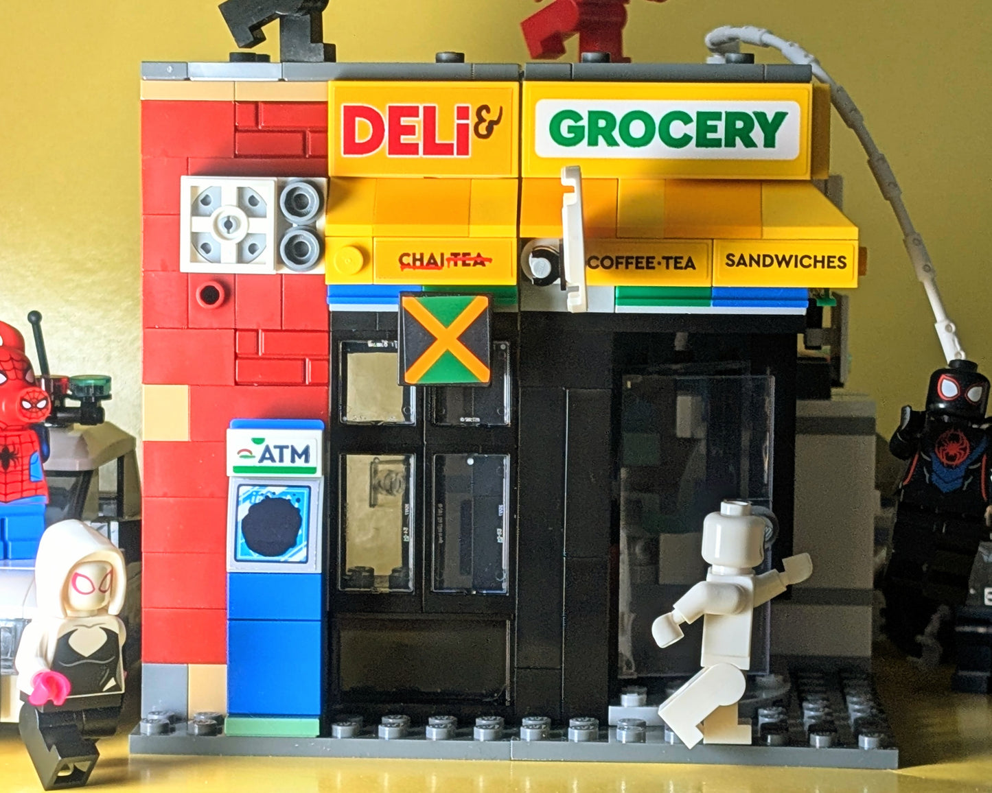 LEGO ALT BUILD Miles Vs. Spot Spider-Verse Bodega 76311 INSTRUCTIONS (digital) + STICKERS (physical)