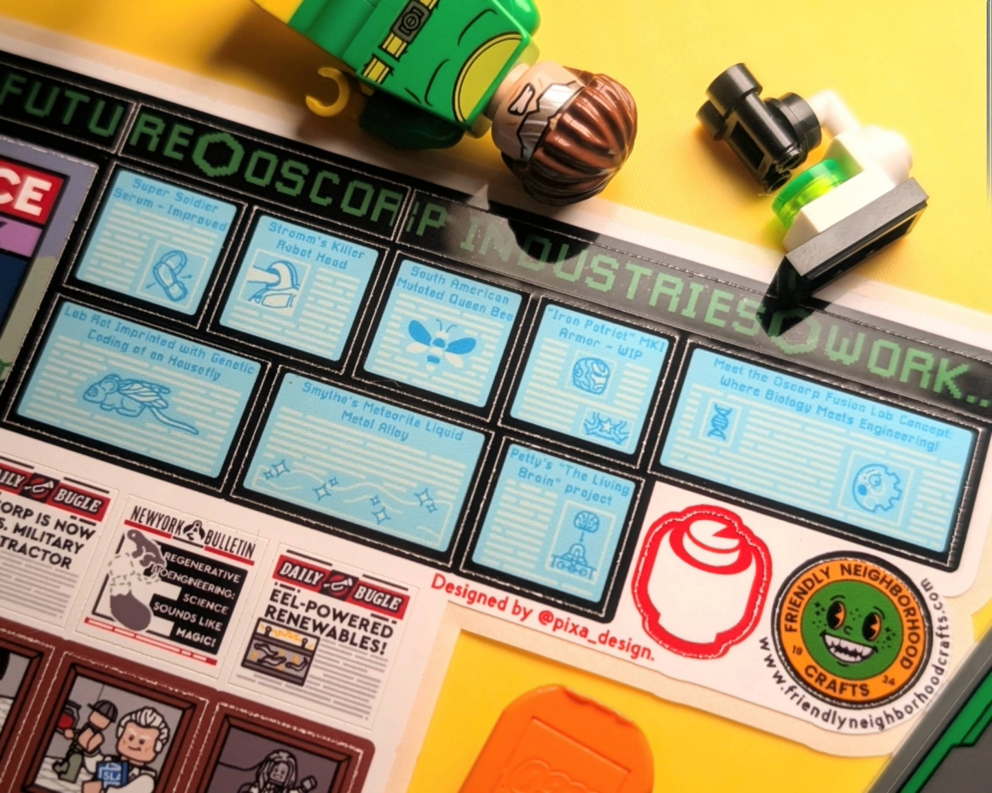 "OSCORP TOWER SCIENTISTS (2a)" Stickers