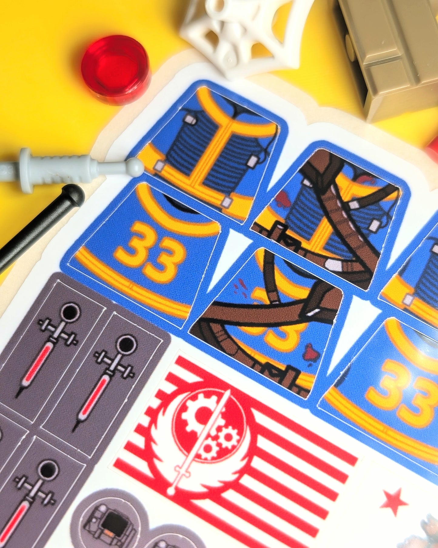 "WASTELAND SURVIVORS" Stickers