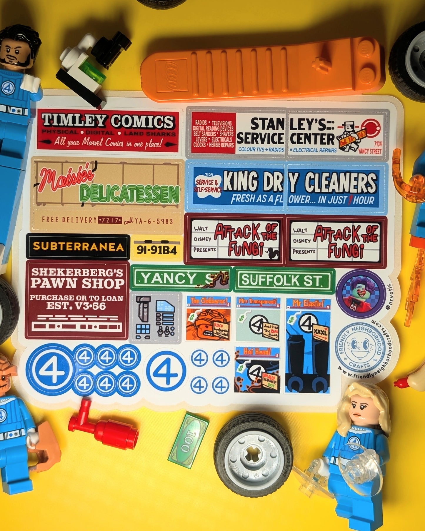 "FANTASTIC CAR BUNDLE!" Stickers + INSTRUCTIONS
