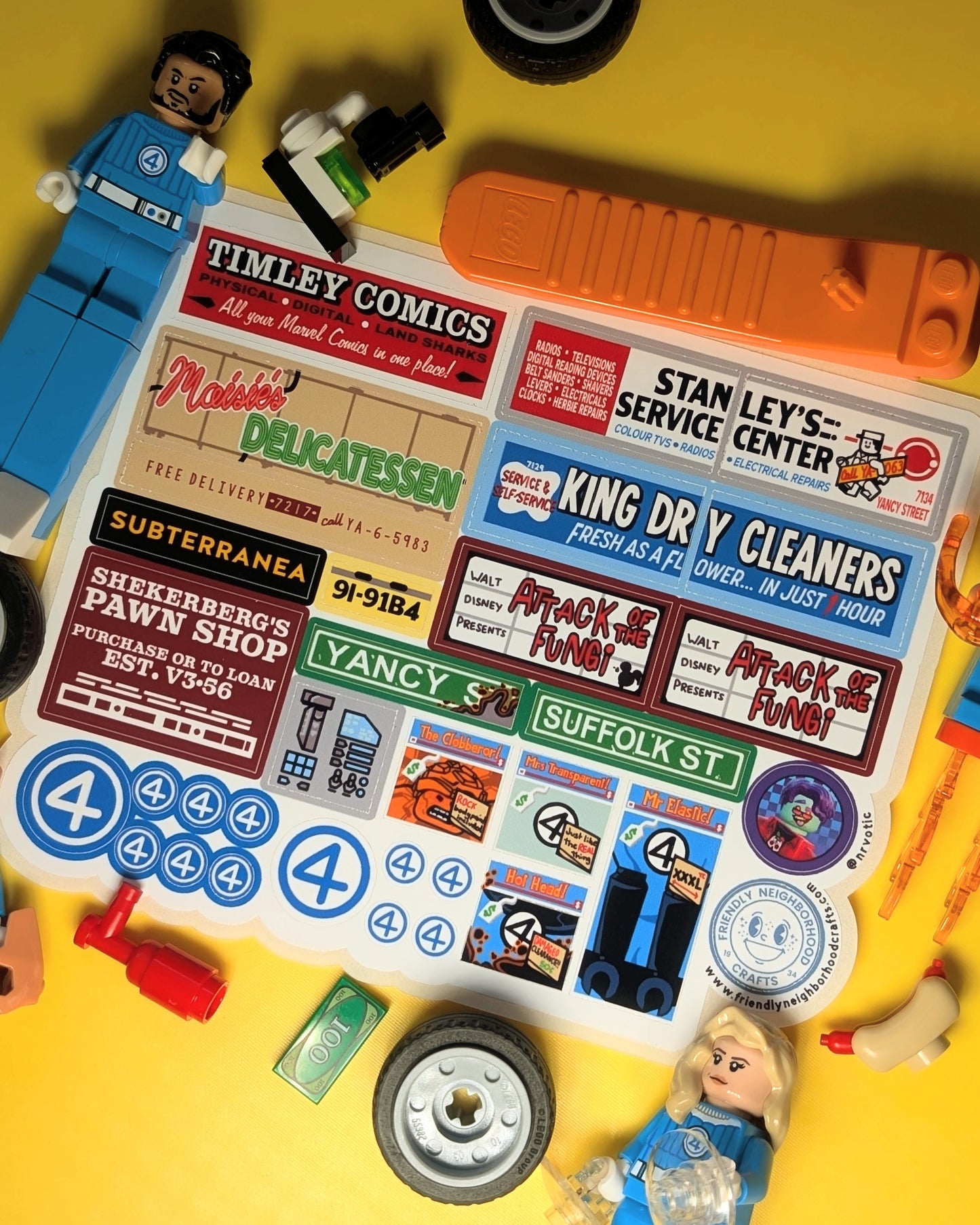 "FANTASTIC CAR BUNDLE!" Stickers + INSTRUCTIONS