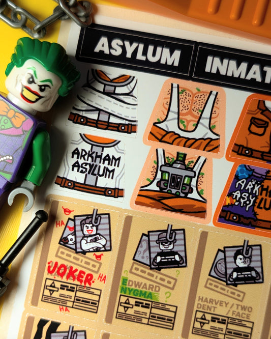 "ASYLUM INMATES" Stickers