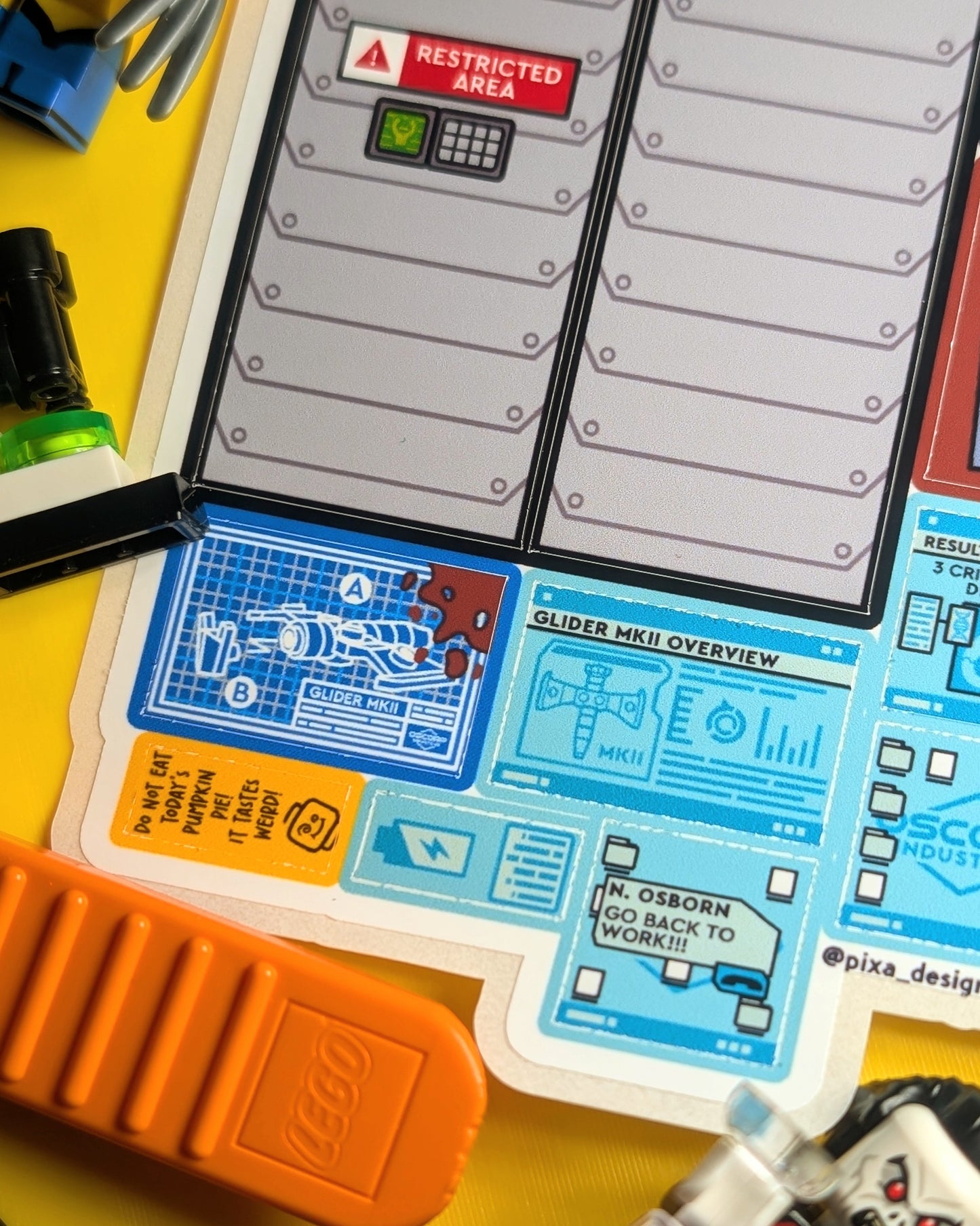 "OSCORP TOWER WORKPLACE (3a)" Stickers