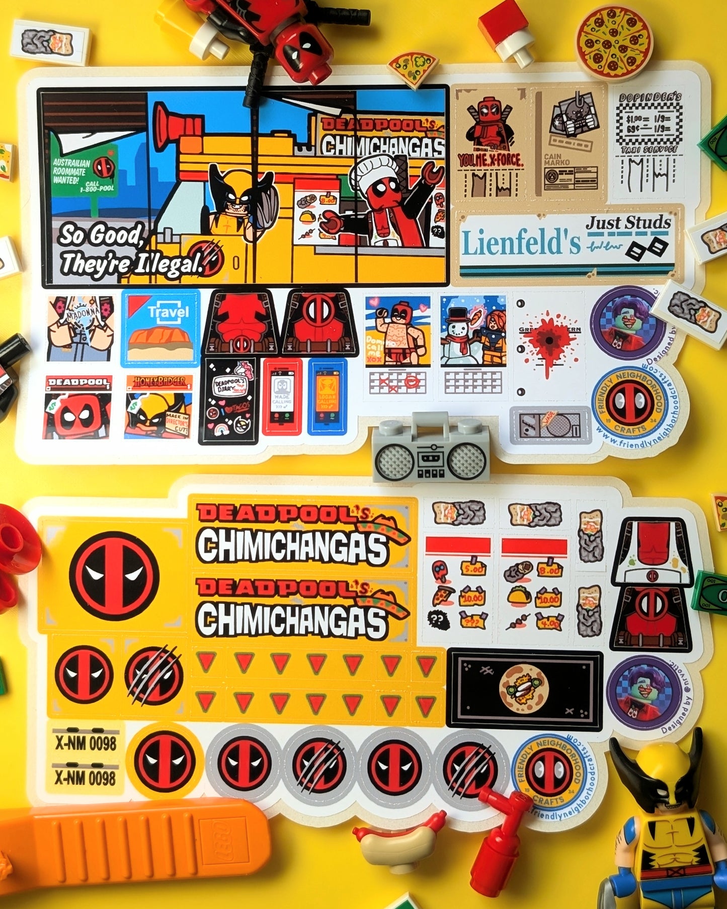 "ULTIMATE MARVELOUS BUNDLE" (2 Sticker Sheets + Instructions)
