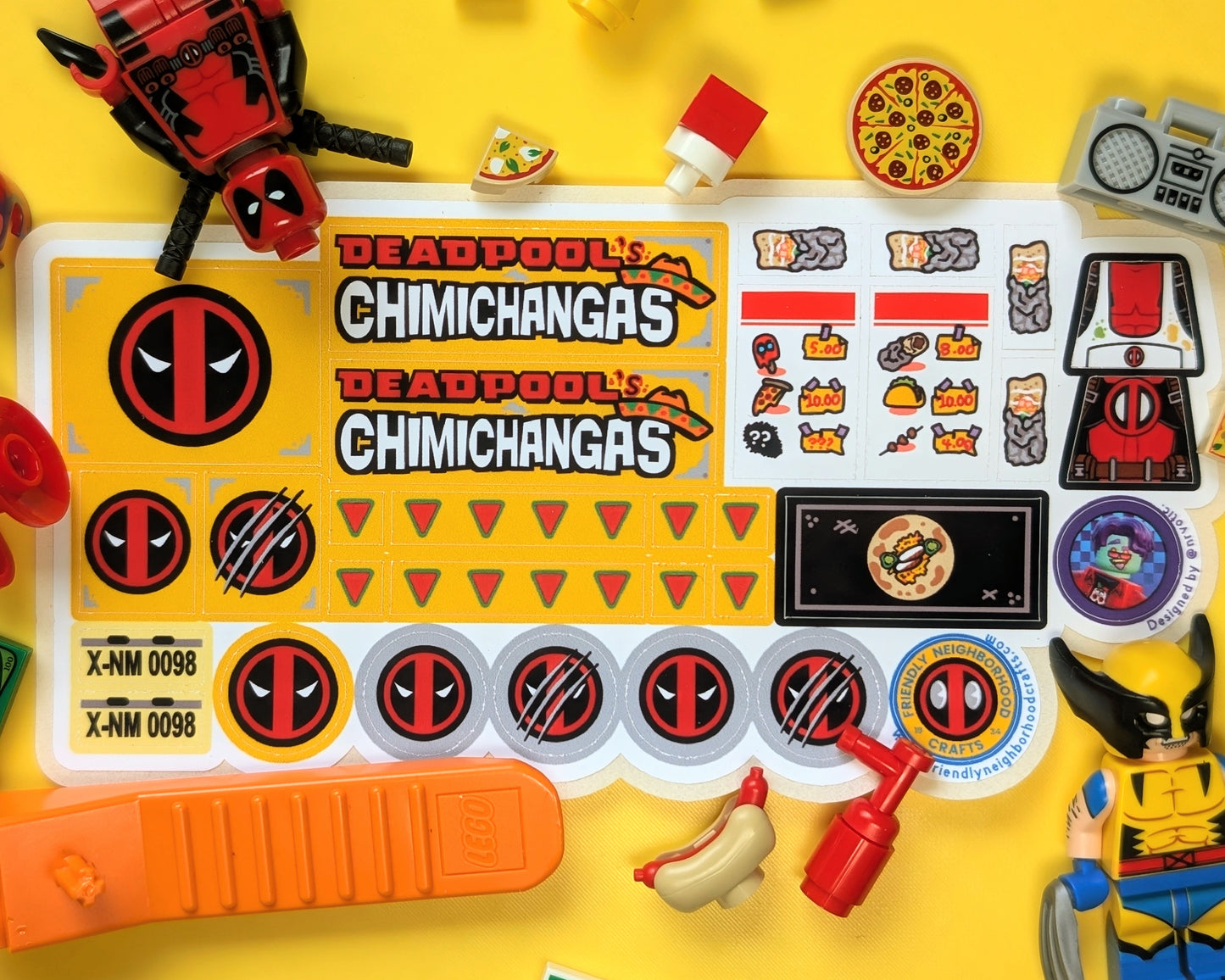 "MARVELOUS TRUCK BUNDLE" (Stickers +Instructions)
