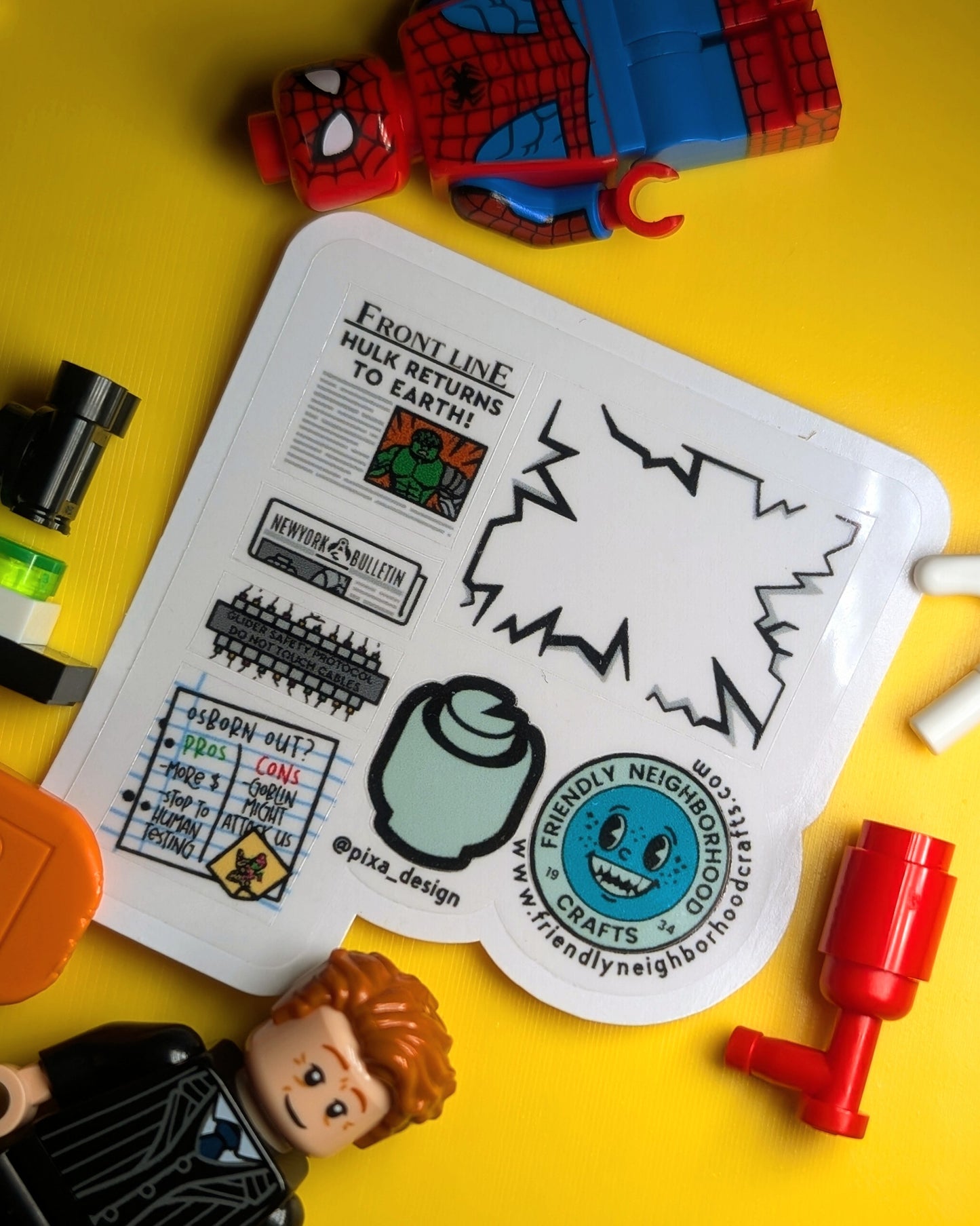 "OSCORP TOWER WORKPLACE (3b)" Stickers