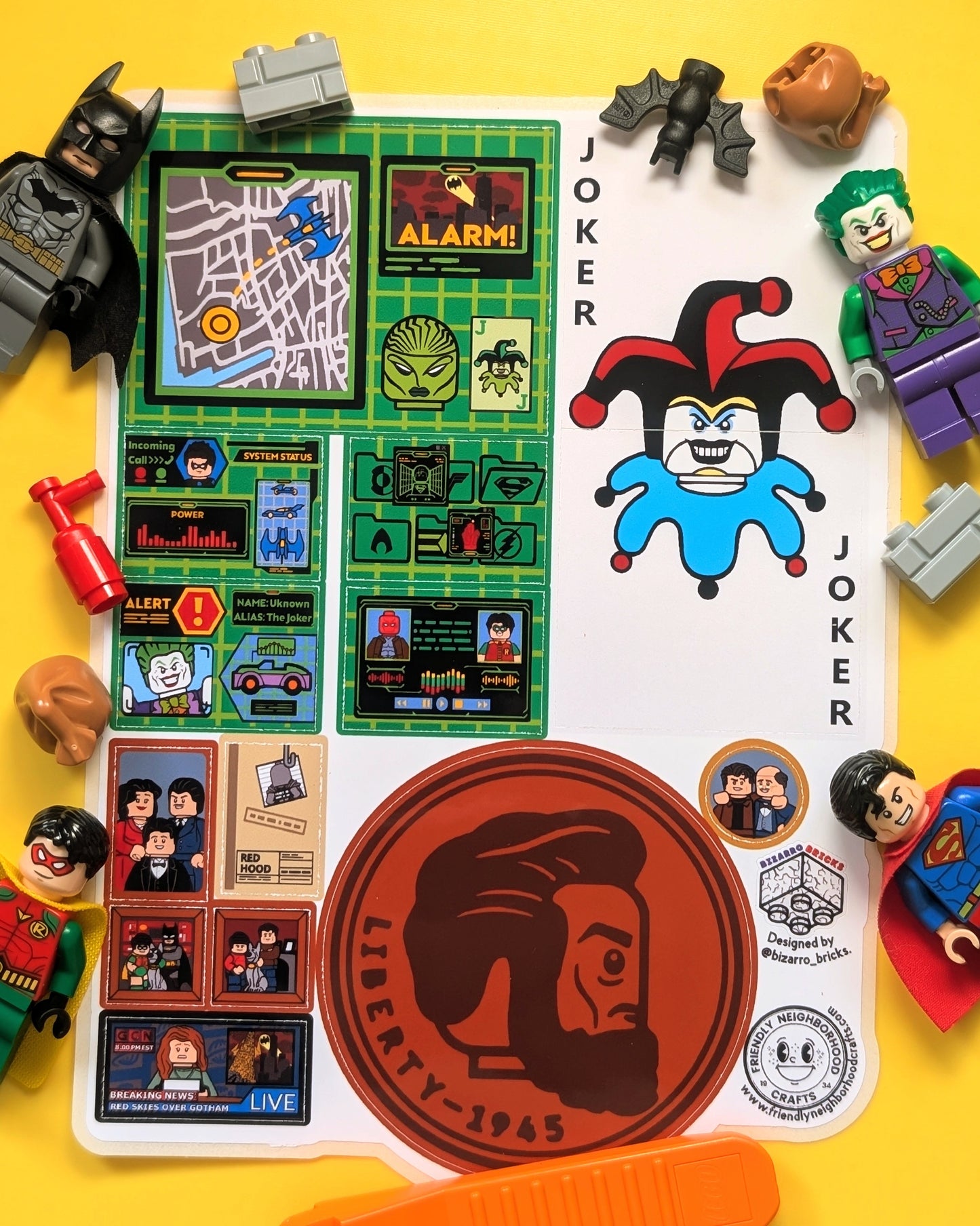 "BAT MONITORS" Stickers