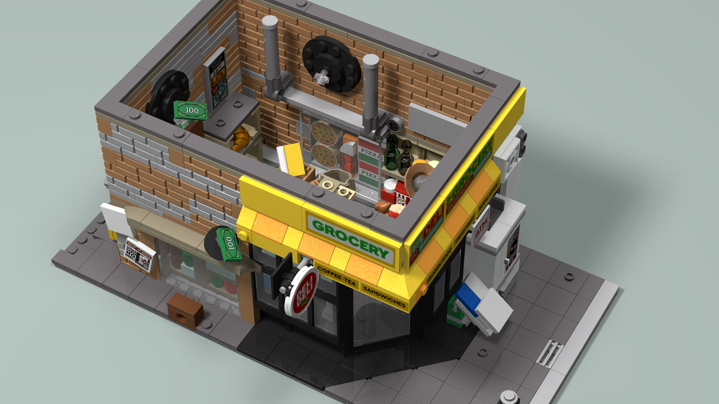 LEGO MOC Miles Vs. Spot Spider-Verse Bodega 76311 INSTRUCTIONS (digital)