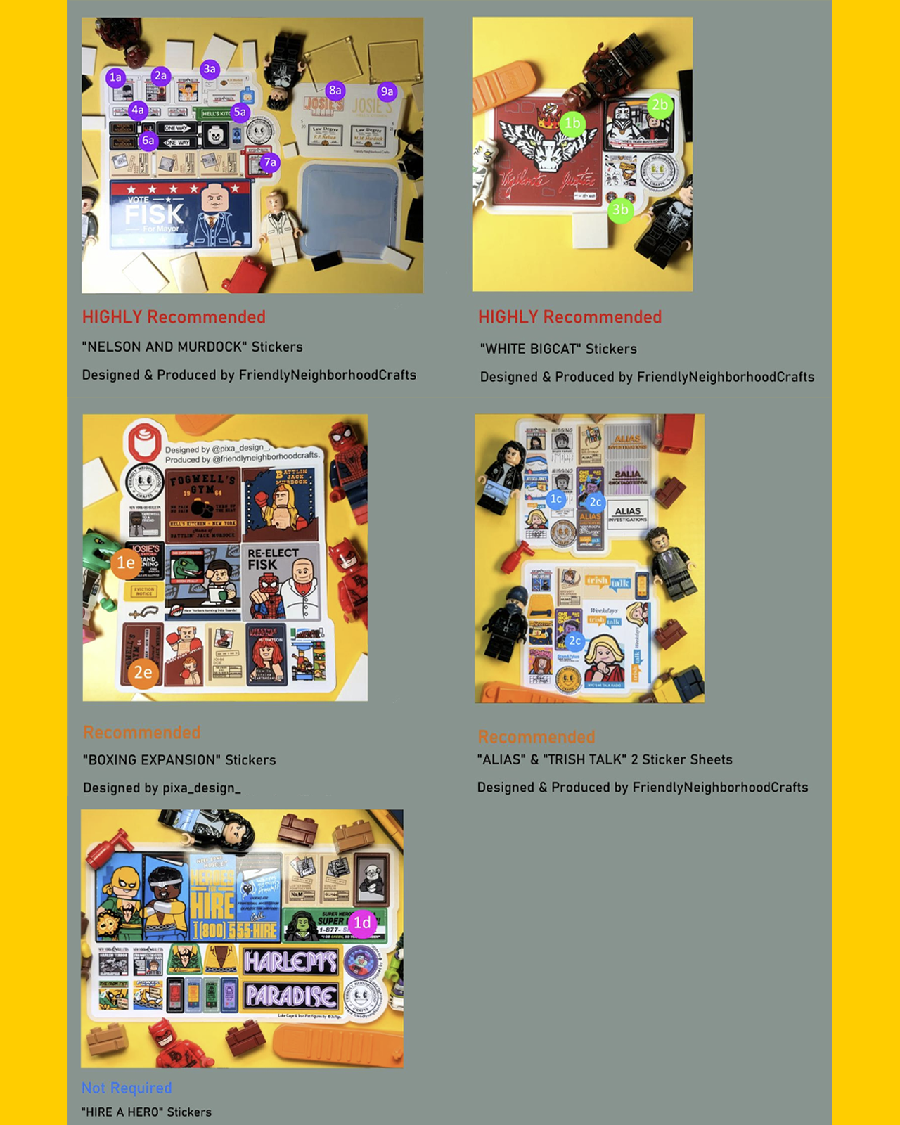 "JOSIE'S" Parts List (DIGITAL)