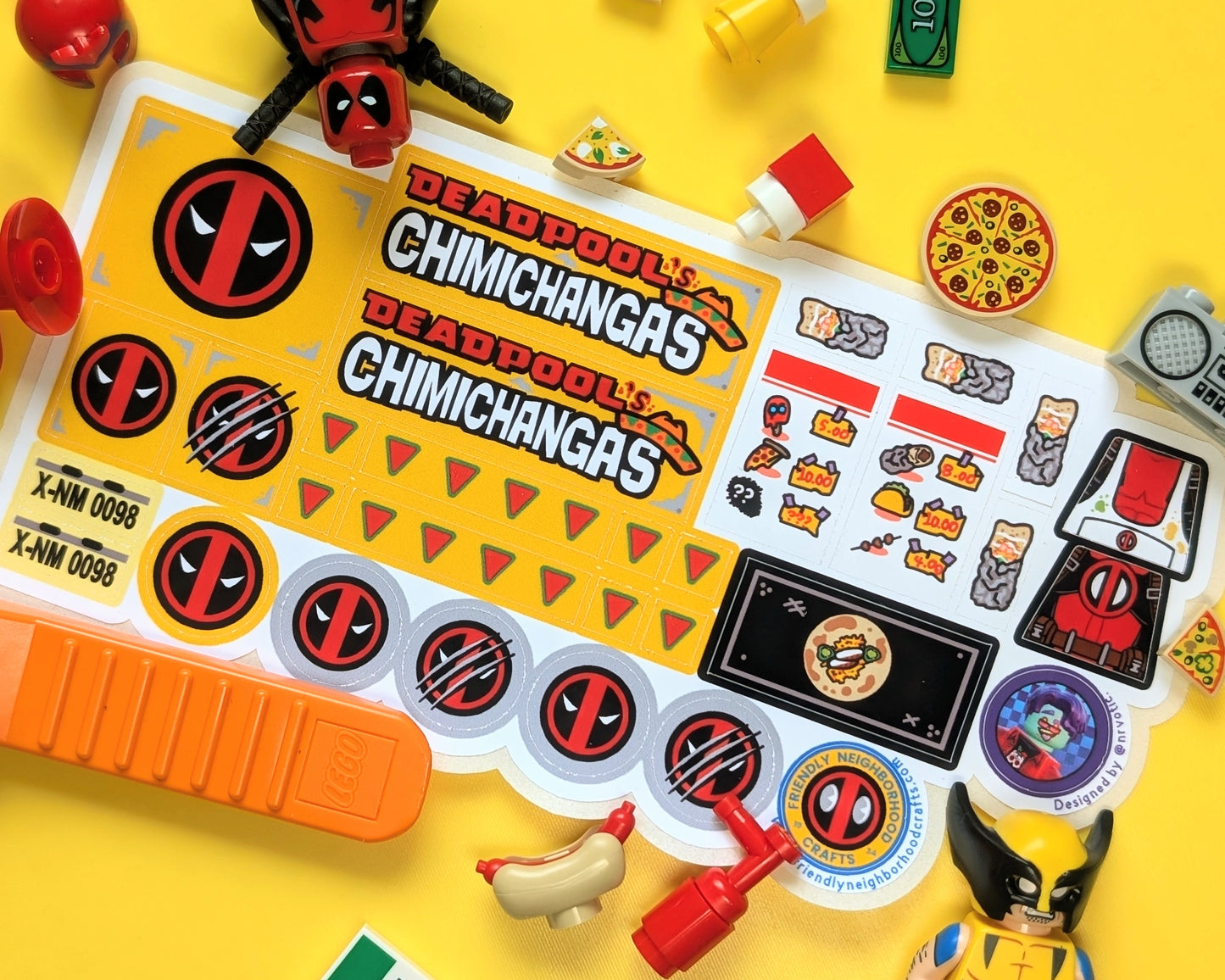 "MARVELOUS TRUCK BUNDLE" (Stickers +Instructions)