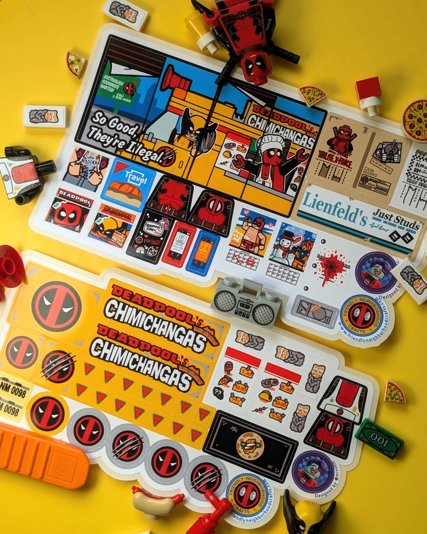 "ULTIMATE MARVELOUS BUNDLE" (2 Sticker Sheets + Instructions)