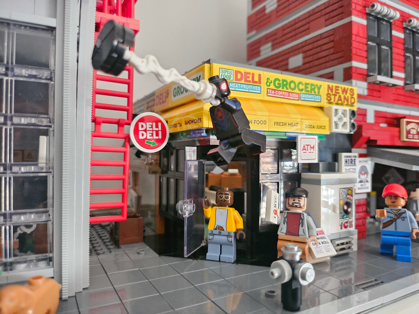 LEGO MOC Miles Vs. Spot Spider-Verse Bodega 76311 INSTRUCTIONS (digital)