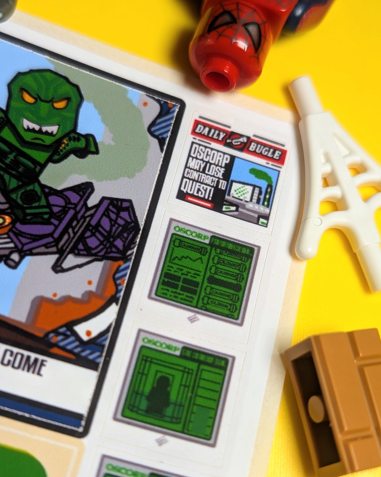 "OSCORP LAB C35" Stickers