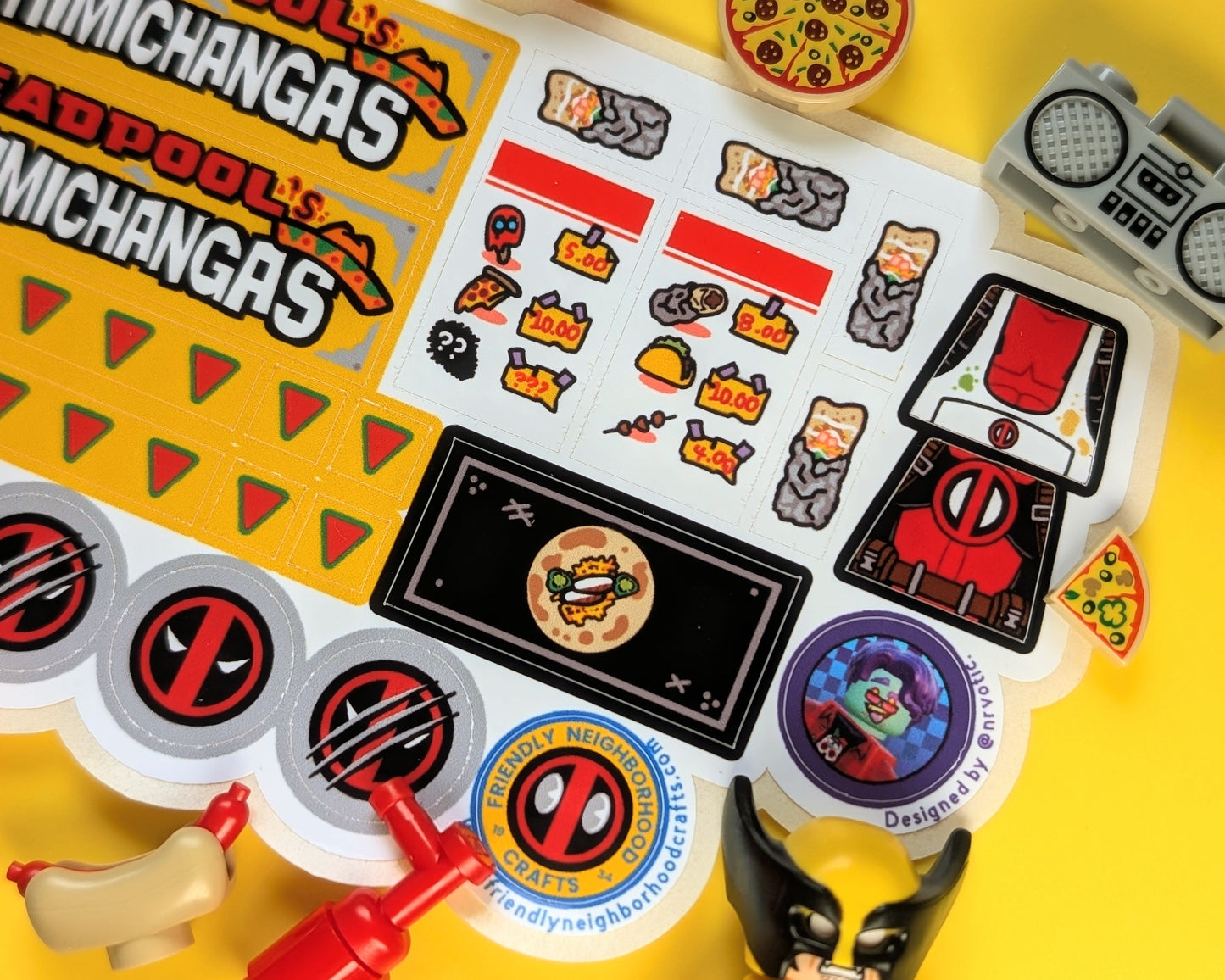 "MARVELOUS TRUCK BUNDLE" (Stickers +Instructions)