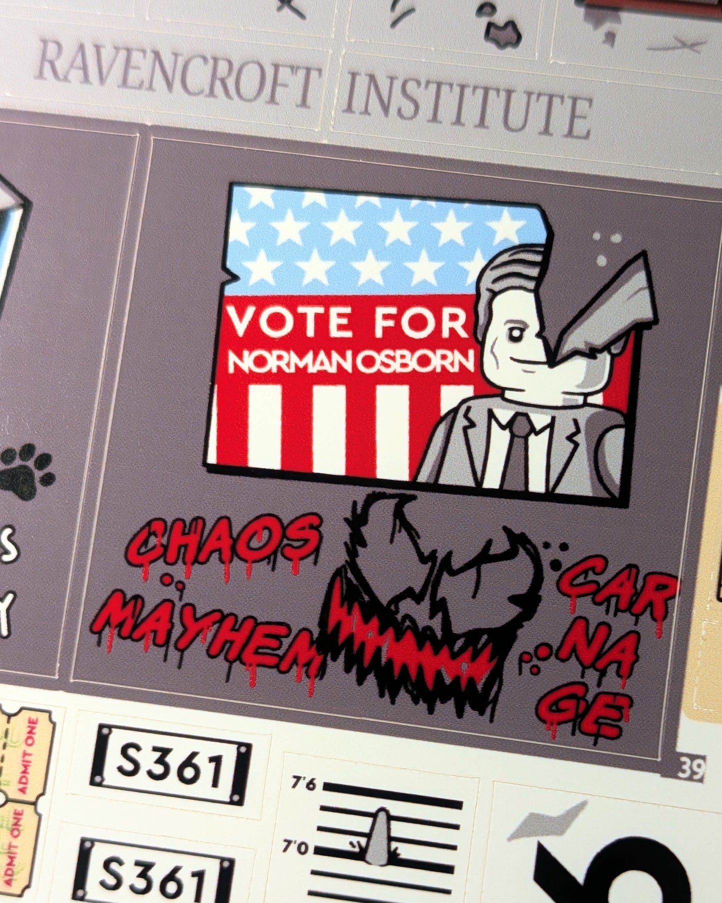 "RAVENCROFT INSTITUTE" Stickers