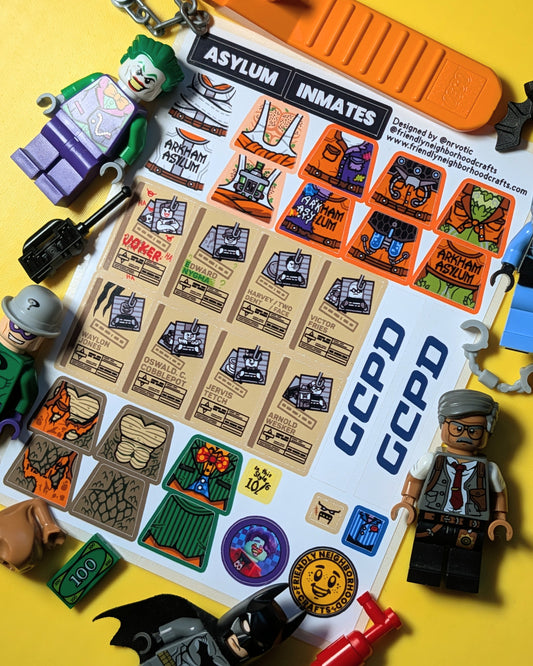 "ASYLUM INMATES" Stickers