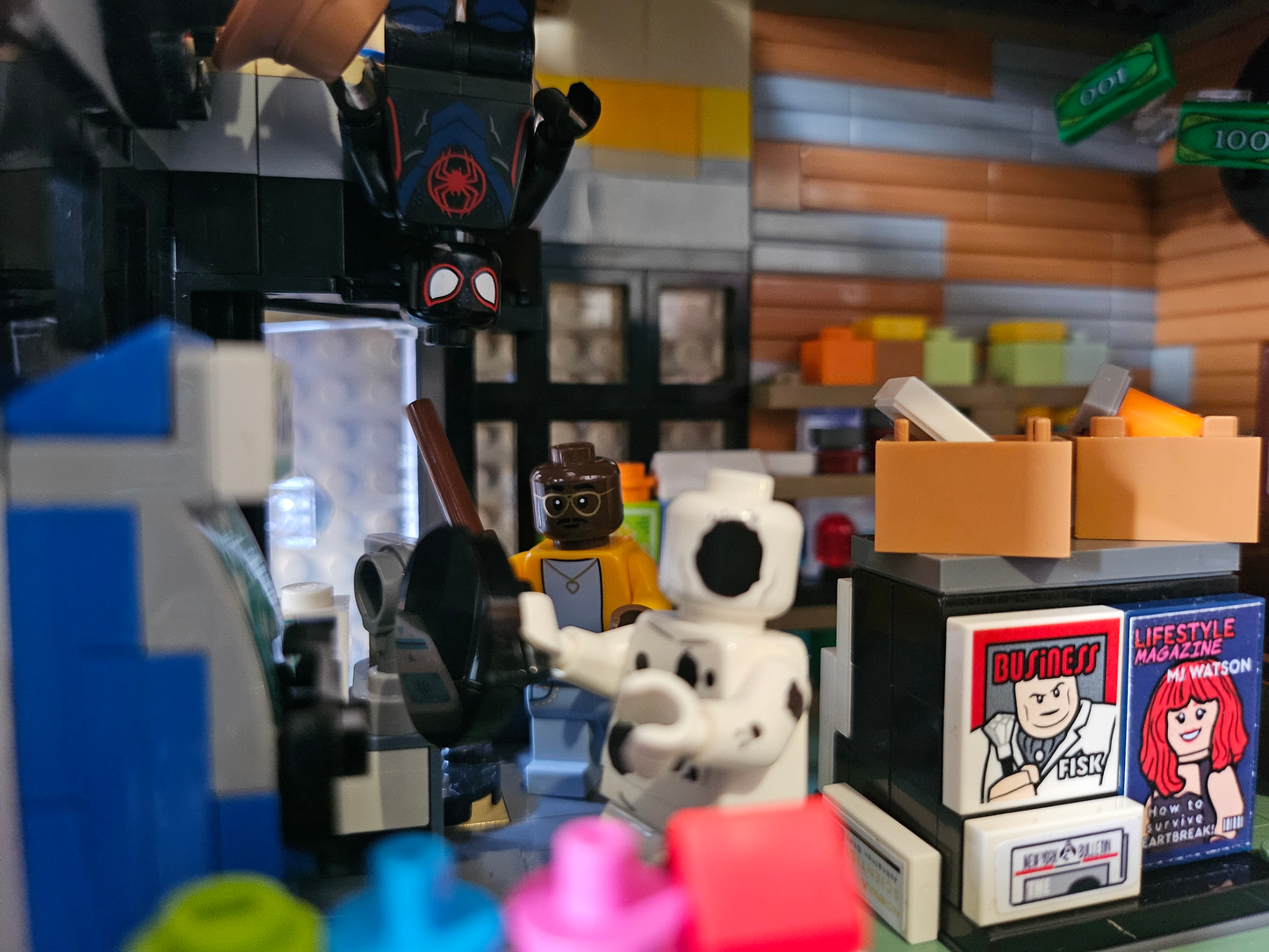 LEGO MOC Miles Vs. Spot Spider-Verse Bodega 76311 INSTRUCTIONS (digital)