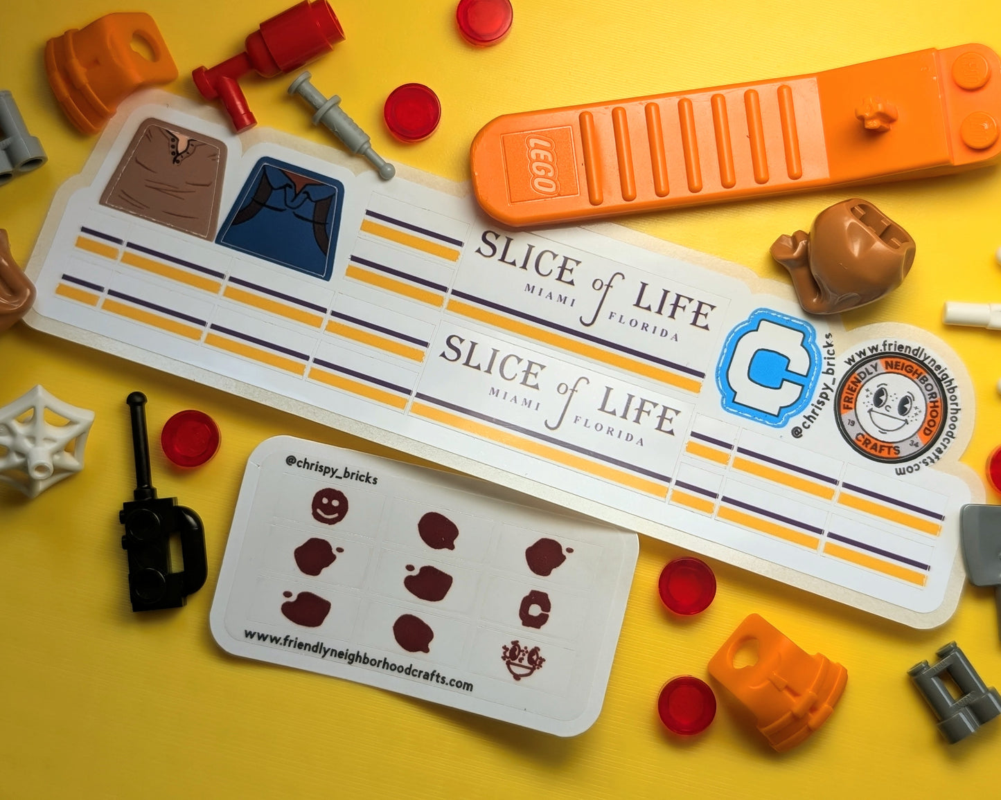 "SLICE OF LIFE" Stickers + INSTRUCTIONS