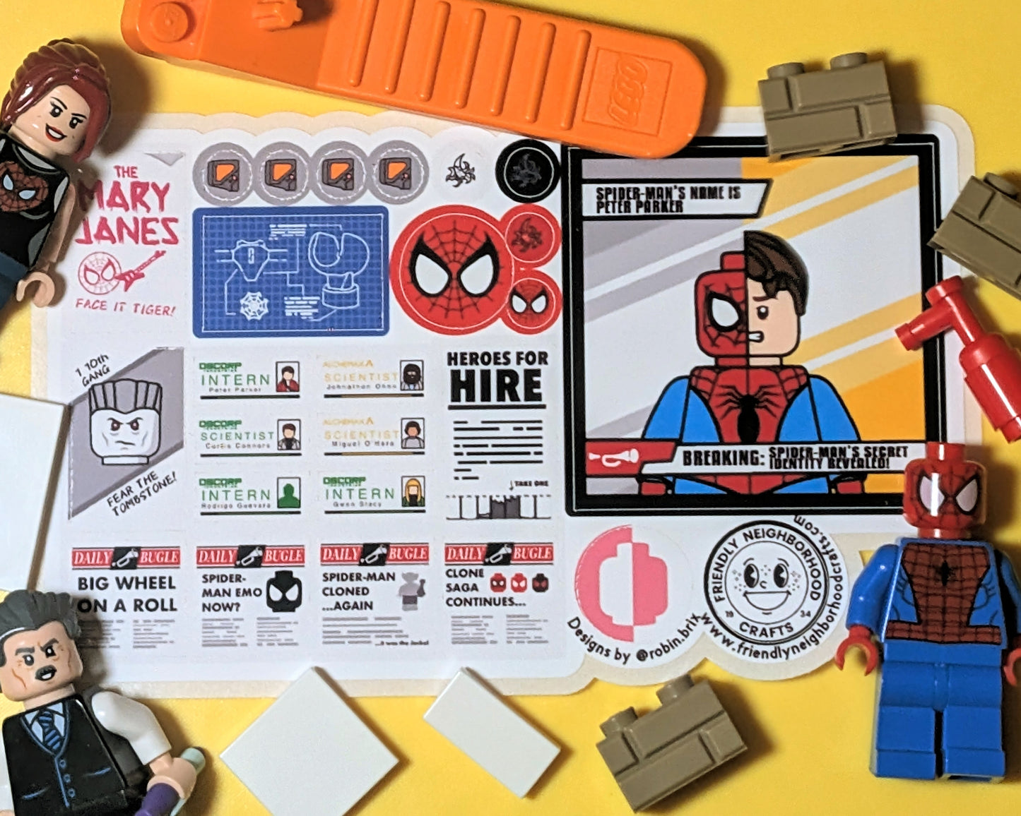 "NYC WEB-SHOOTER" Stickers