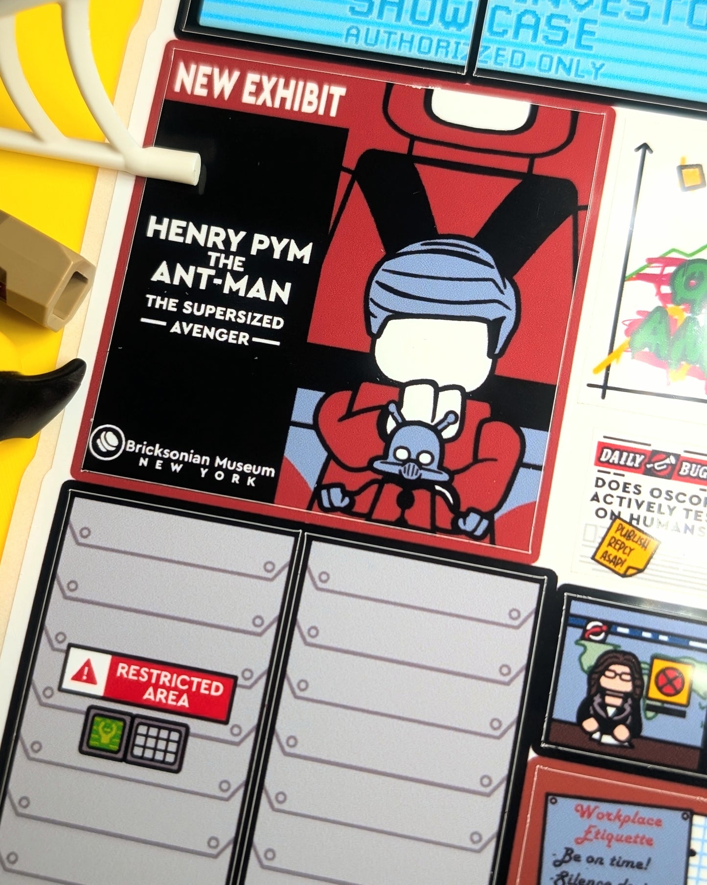 "OSCORP TOWER WORKPLACE (3a)" Stickers