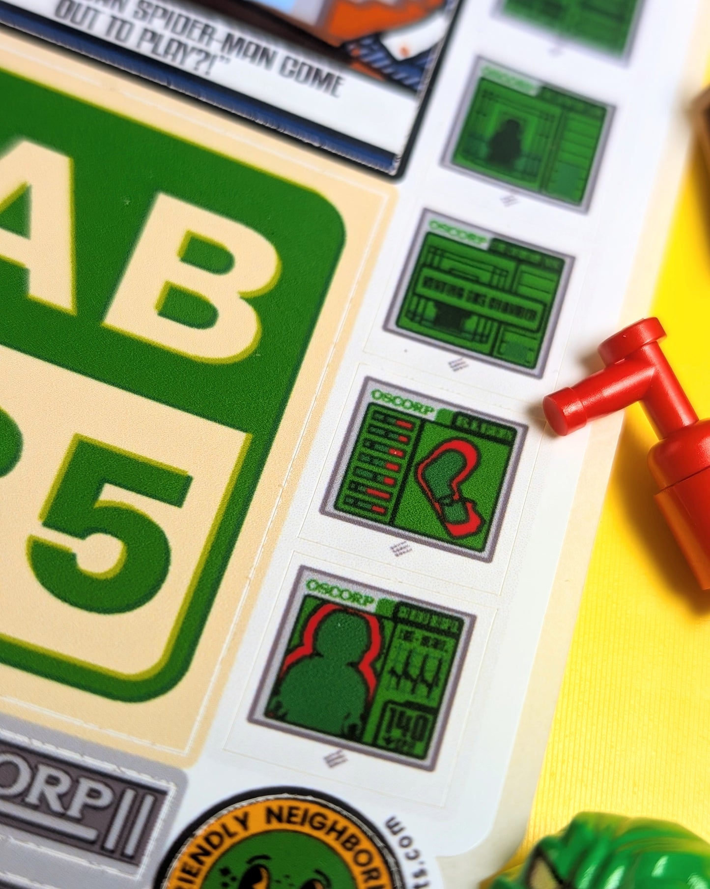 "OSCORP LAB C35" Stickers