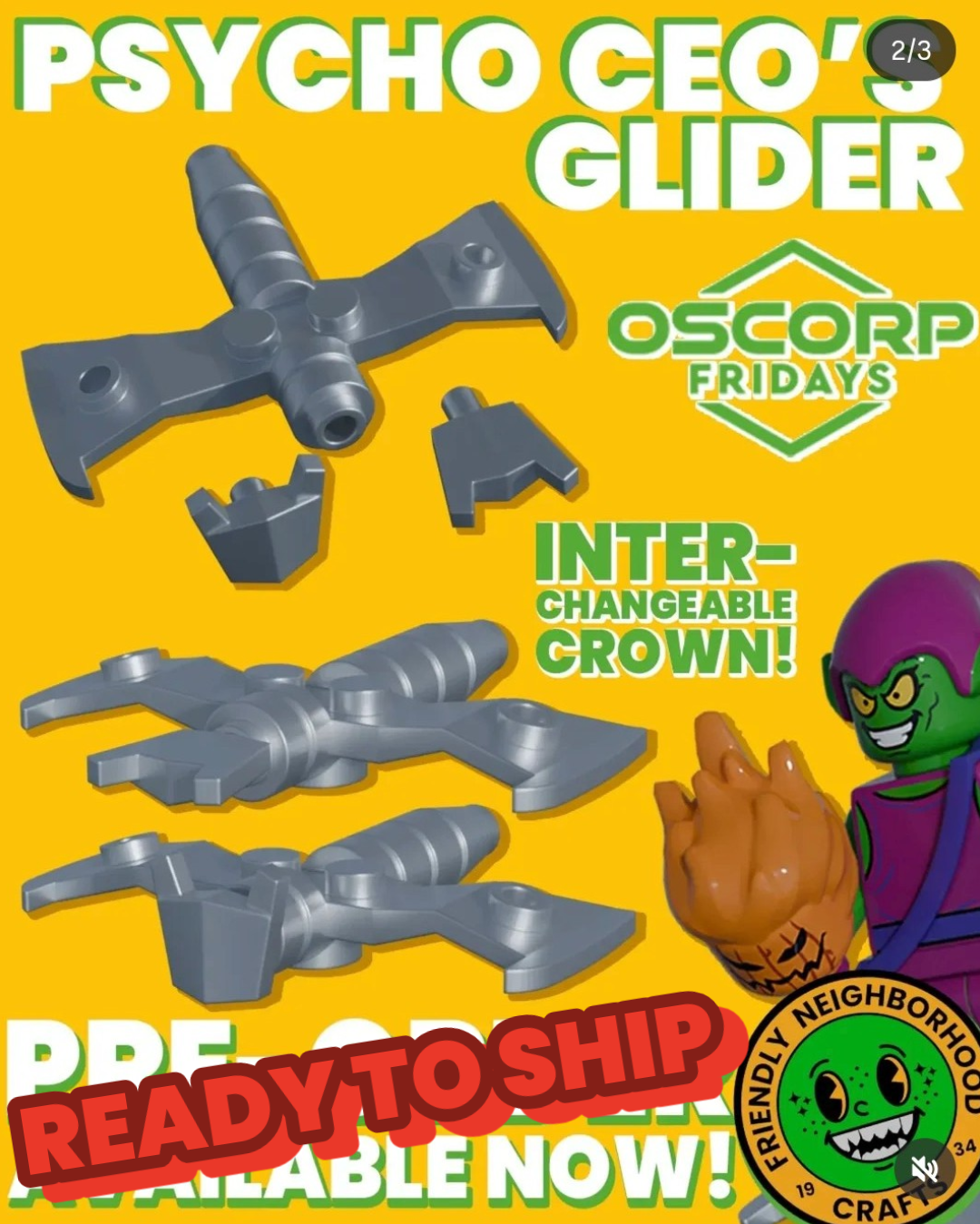 "PSYCHO CEO'S GLIDER" PIXA (READY TO SHIP)