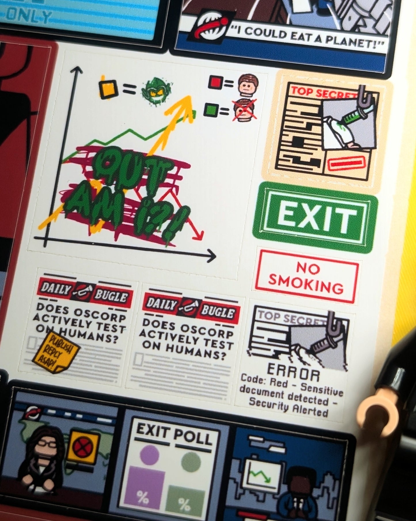 "OSCORP TOWER WORKPLACE (3a)" Stickers