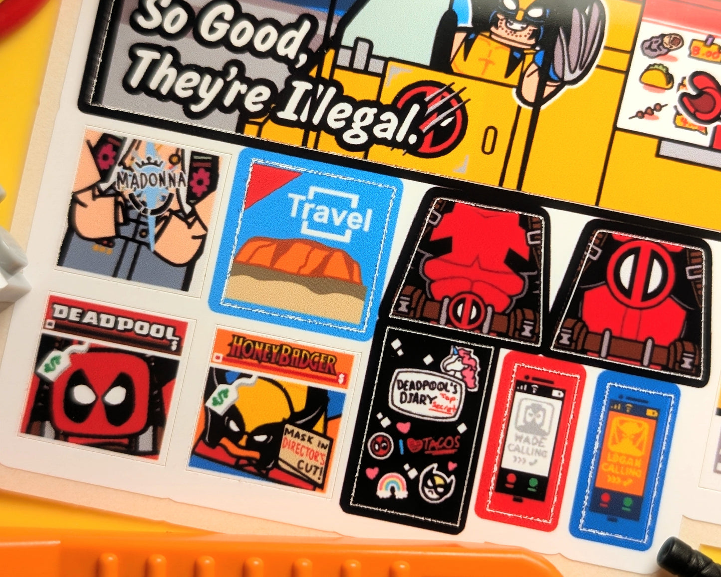 "ULTIMATE MARVELOUS BUNDLE" (2 Sticker Sheets + Instructions)
