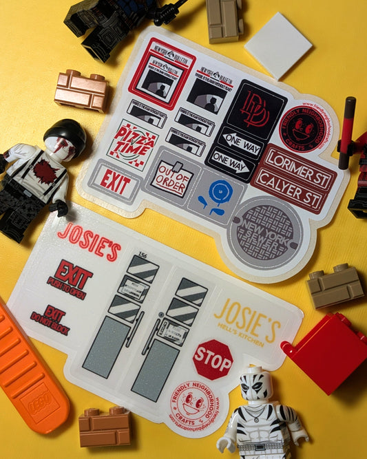"JOSIE'S" 2 Sticker Sheets