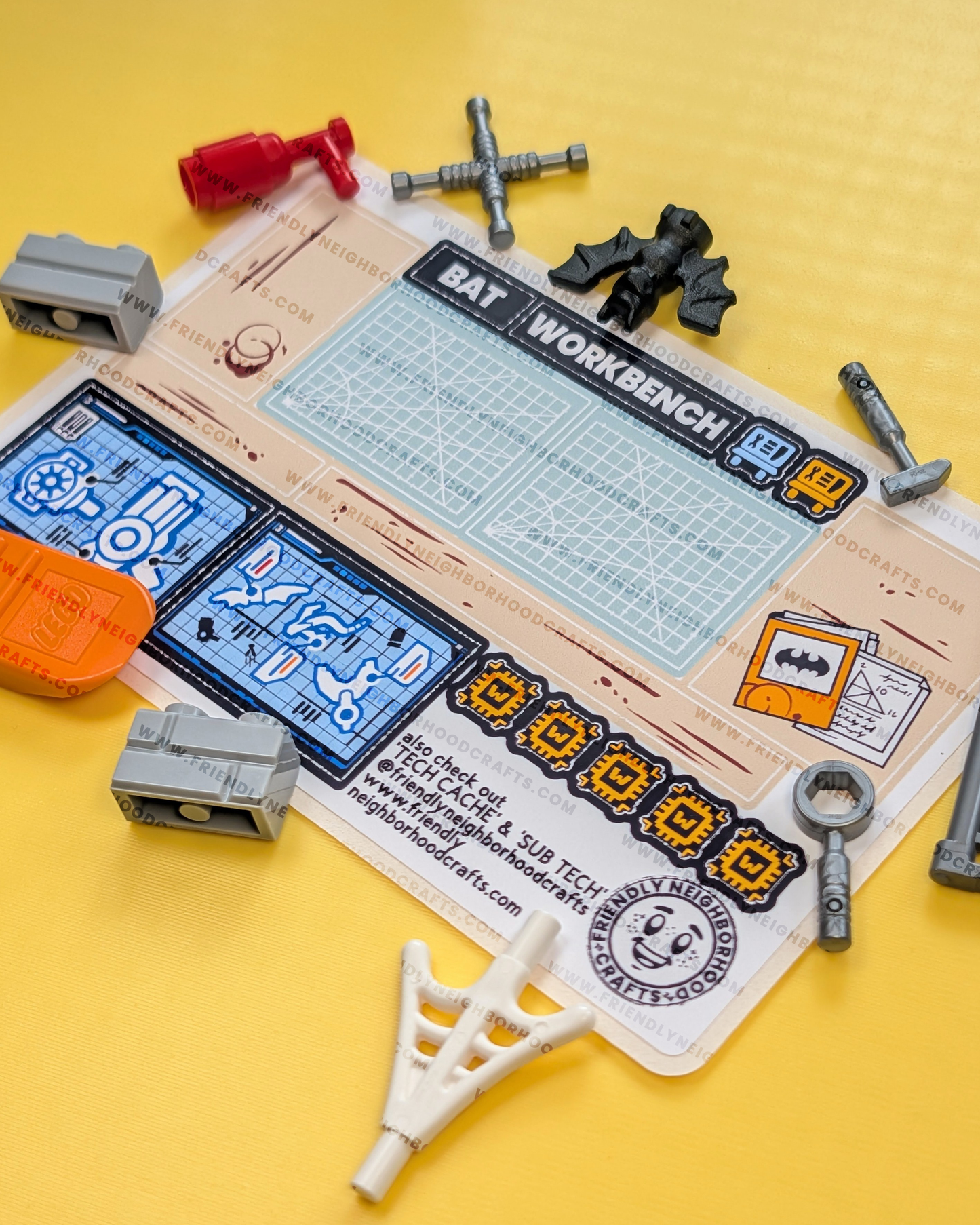 "BAT WORKBENCH" Stickers