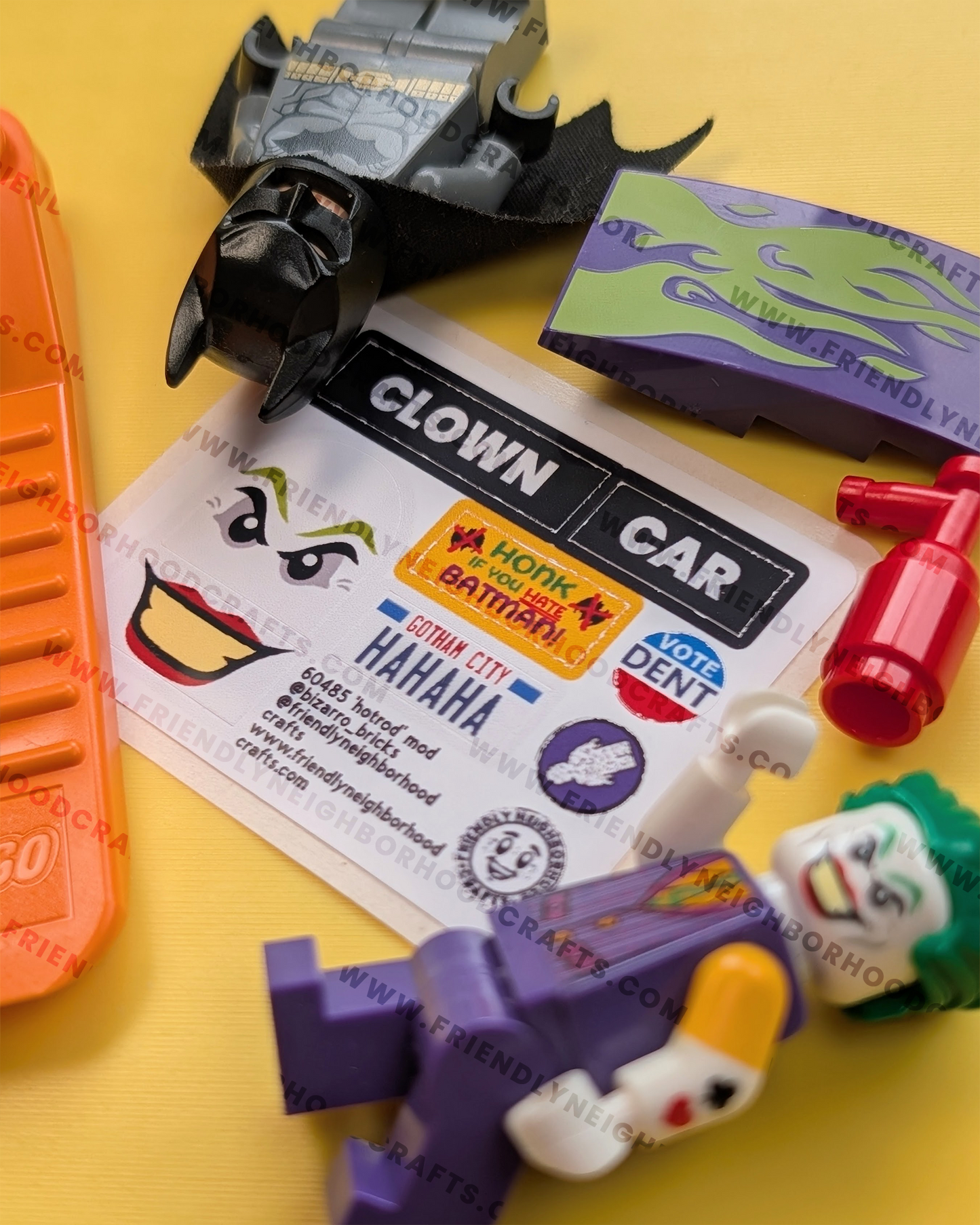 "CLOWN CAR" Stickers
