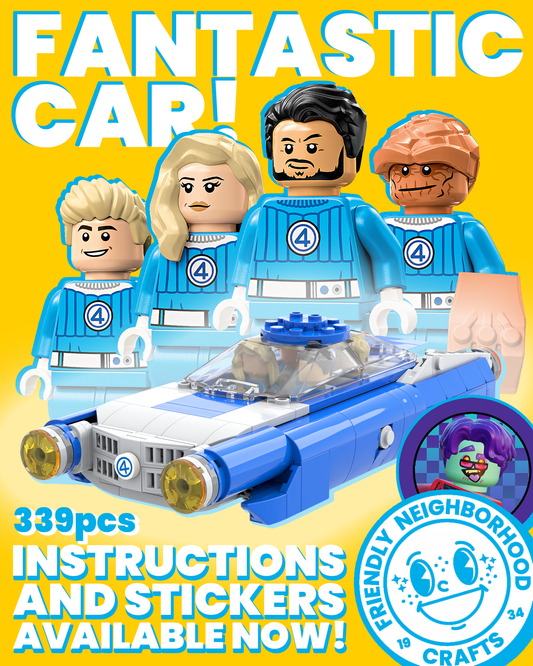 "FANTASTIC CAR BUNDLE!" Stickers + INSTRUCTIONS