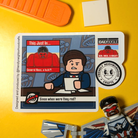 "RED BIGFIG" Stickers