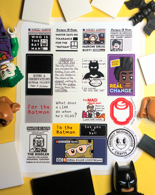 "THE BAT" Stickers