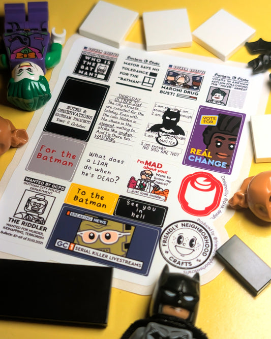 "THE BAT" Stickers