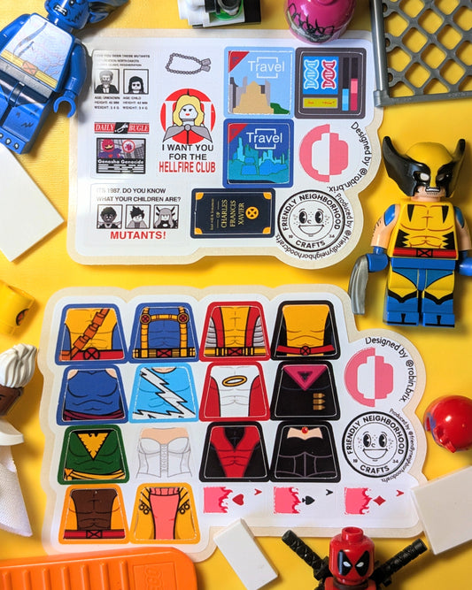 "MUTANT XPANSION" 2 Sticker Sheets