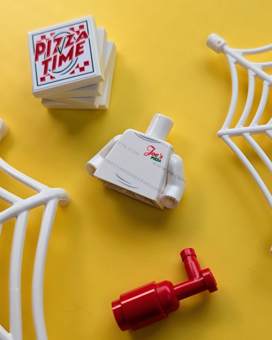"PIZZA TIME" Printed Torso