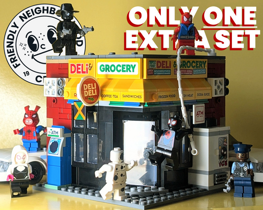 LEGO ALT BUILD Miles Vs. Spot Spider-Verse Bodega 76311 INSTRUCTIONS (digital) + STICKERS (physical)