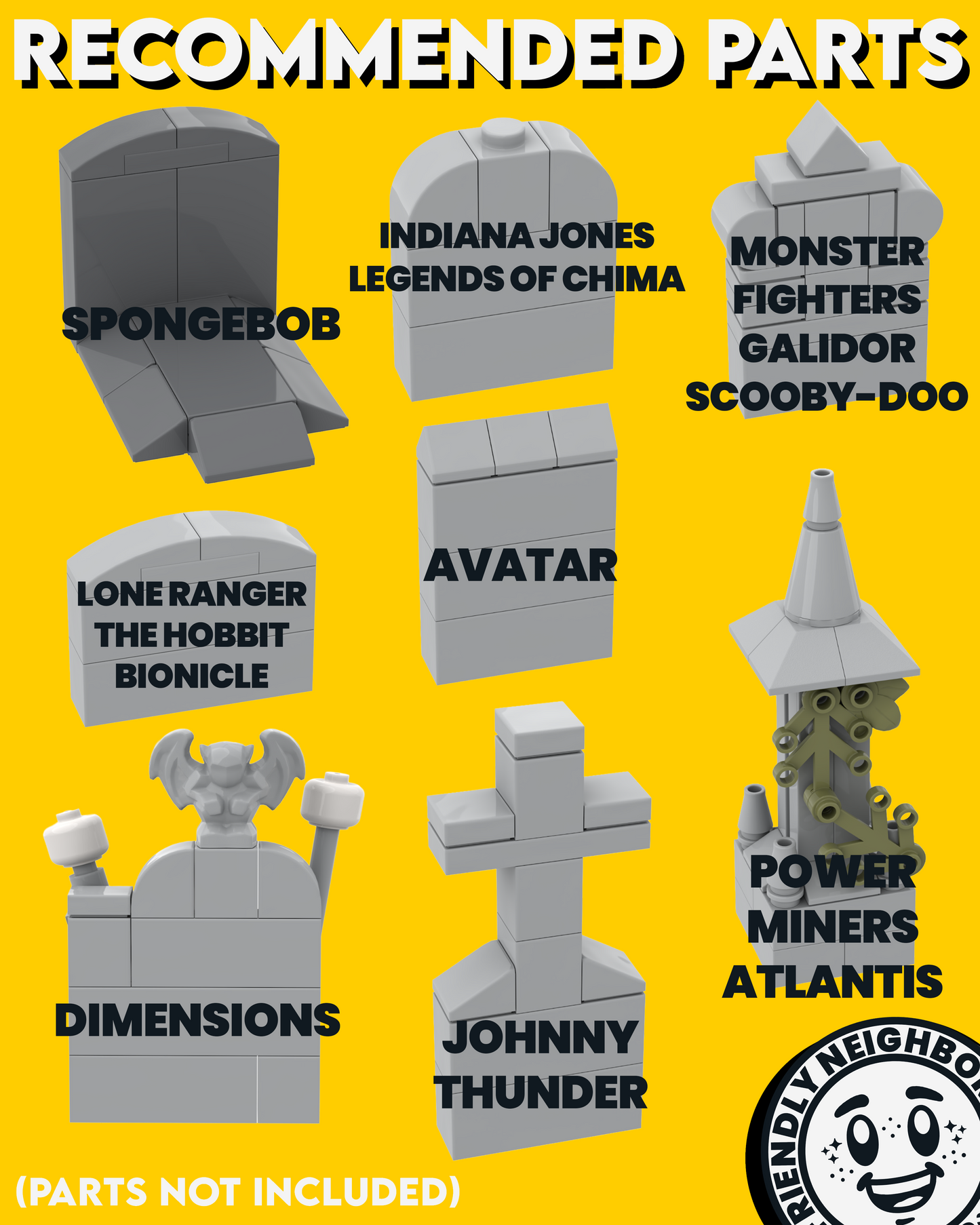 "HAUNTED THEMES" Stickers