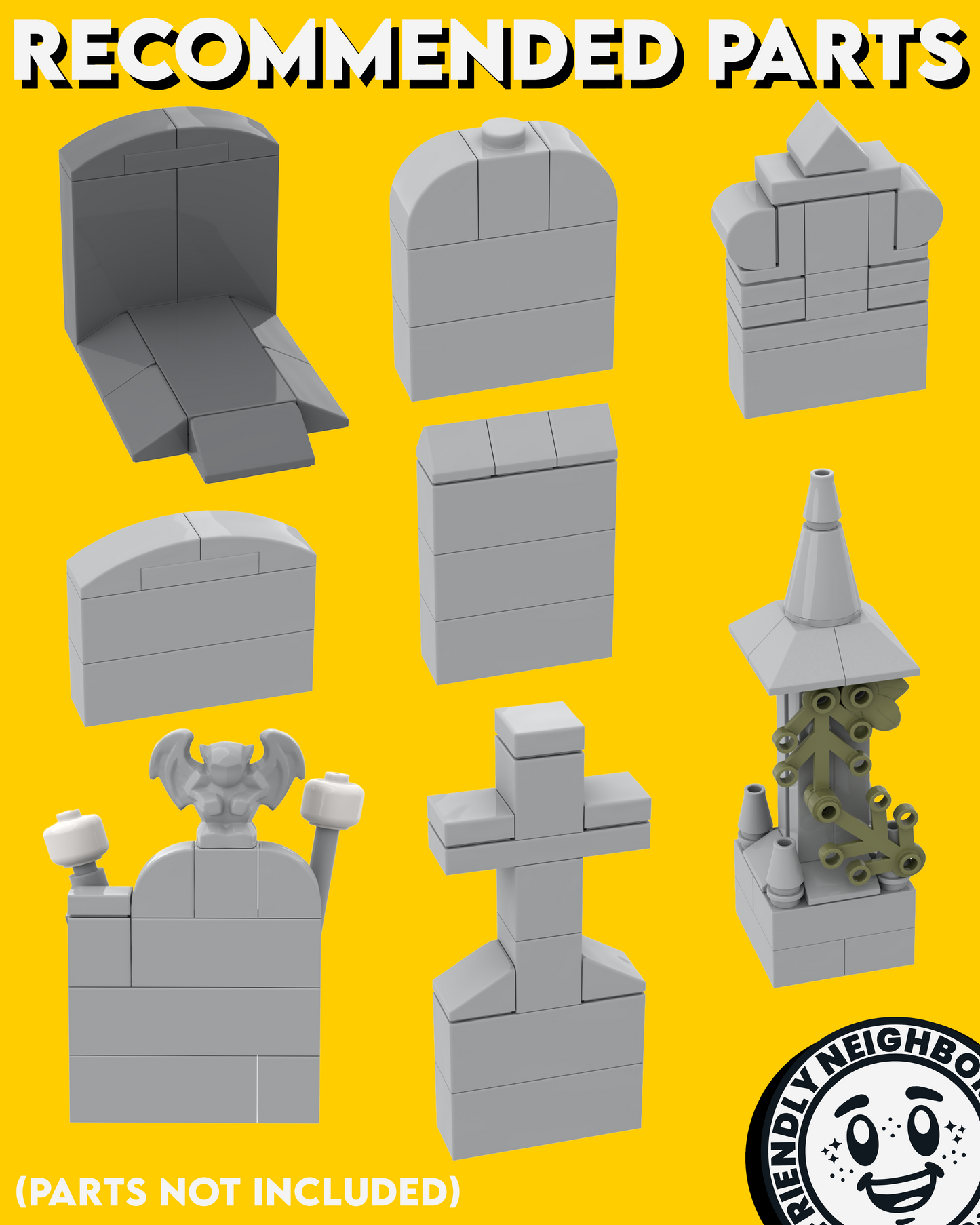 "HAUNTED THEMES" Stickers