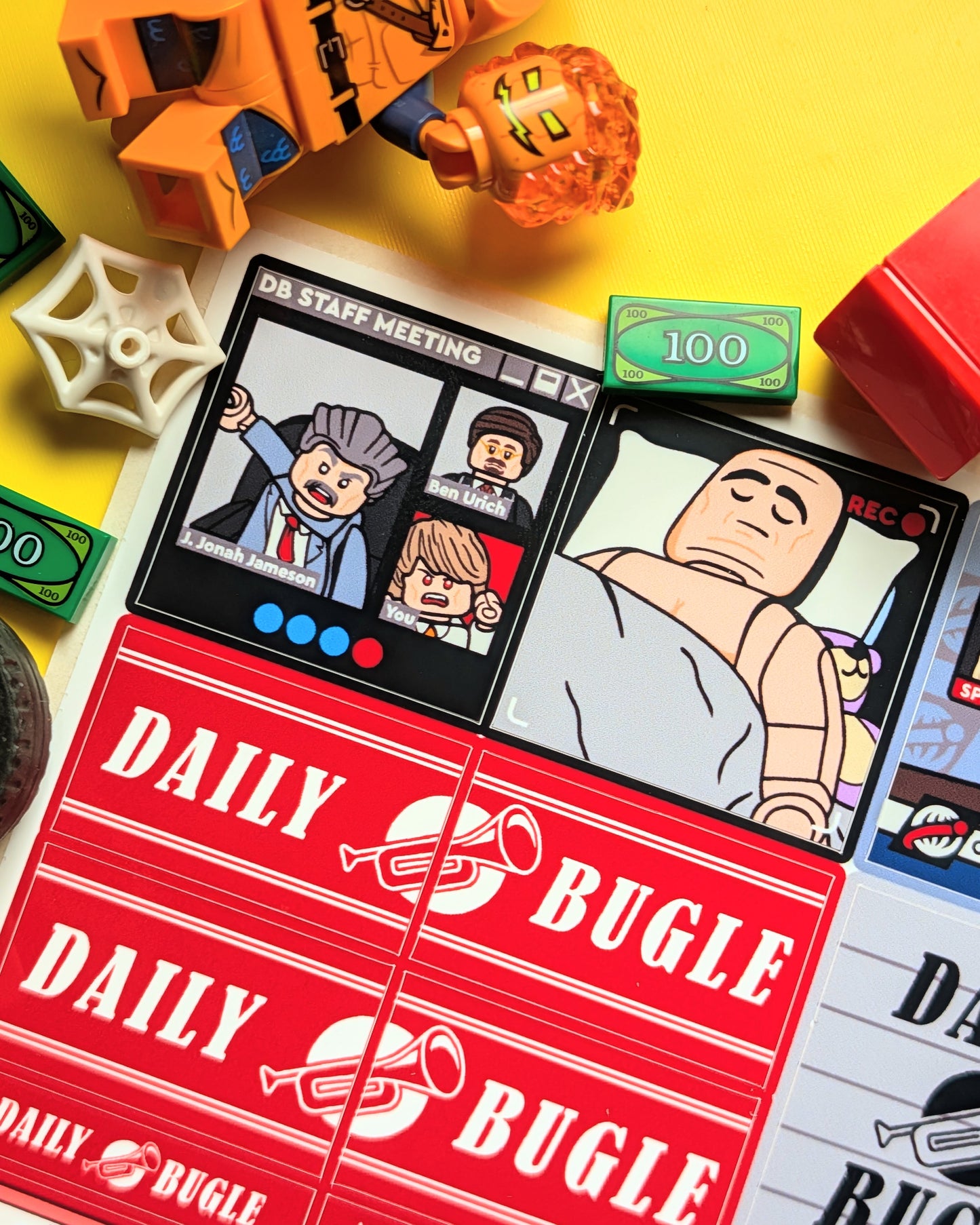 "BUGLE VAN" Stickers (+INSTRUCTIONS)